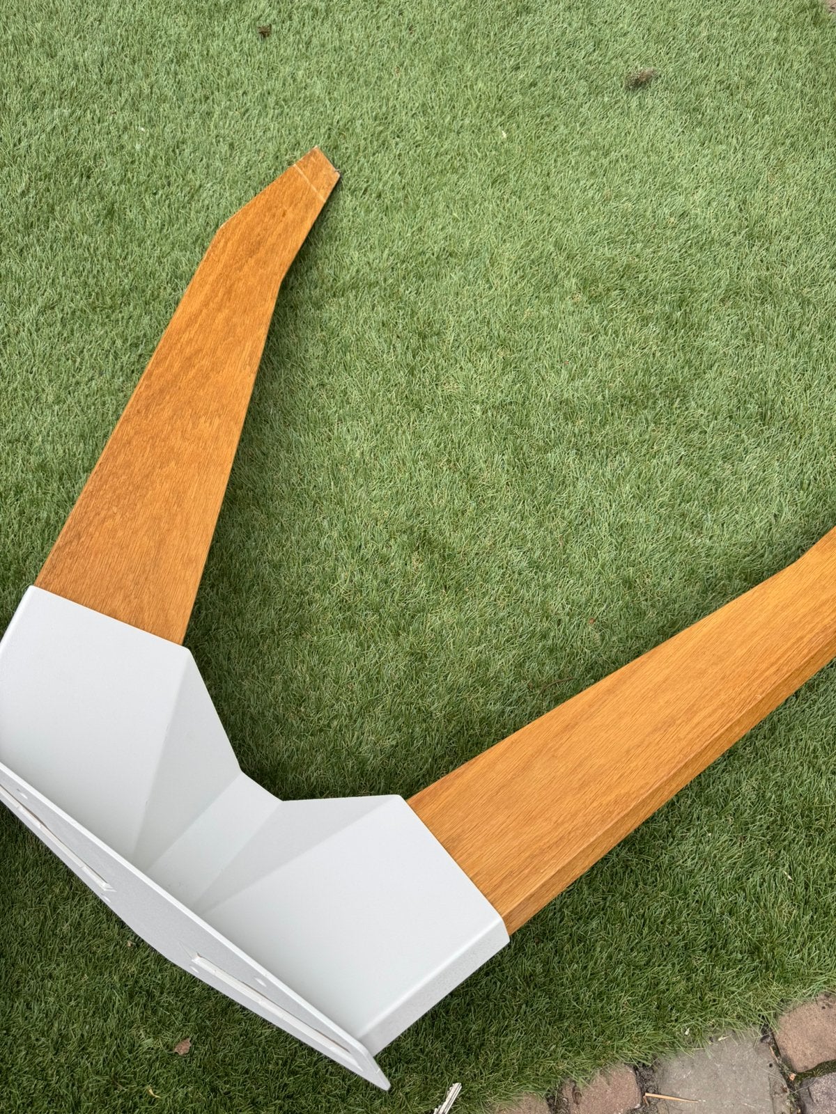 Onderstel eiken van designtafel, Ophalen, Zo goed als nieuw