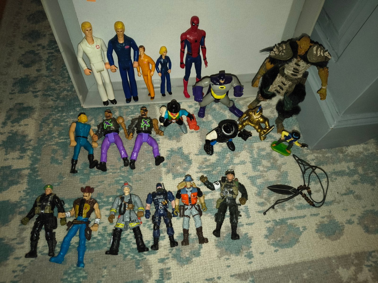 Batman, Tonka, action man, Chao mei Soldier Force, spiderman, Verzamelen, Poppetjes en Figuurtjes, Gebruikt, Ophalen of Verzenden