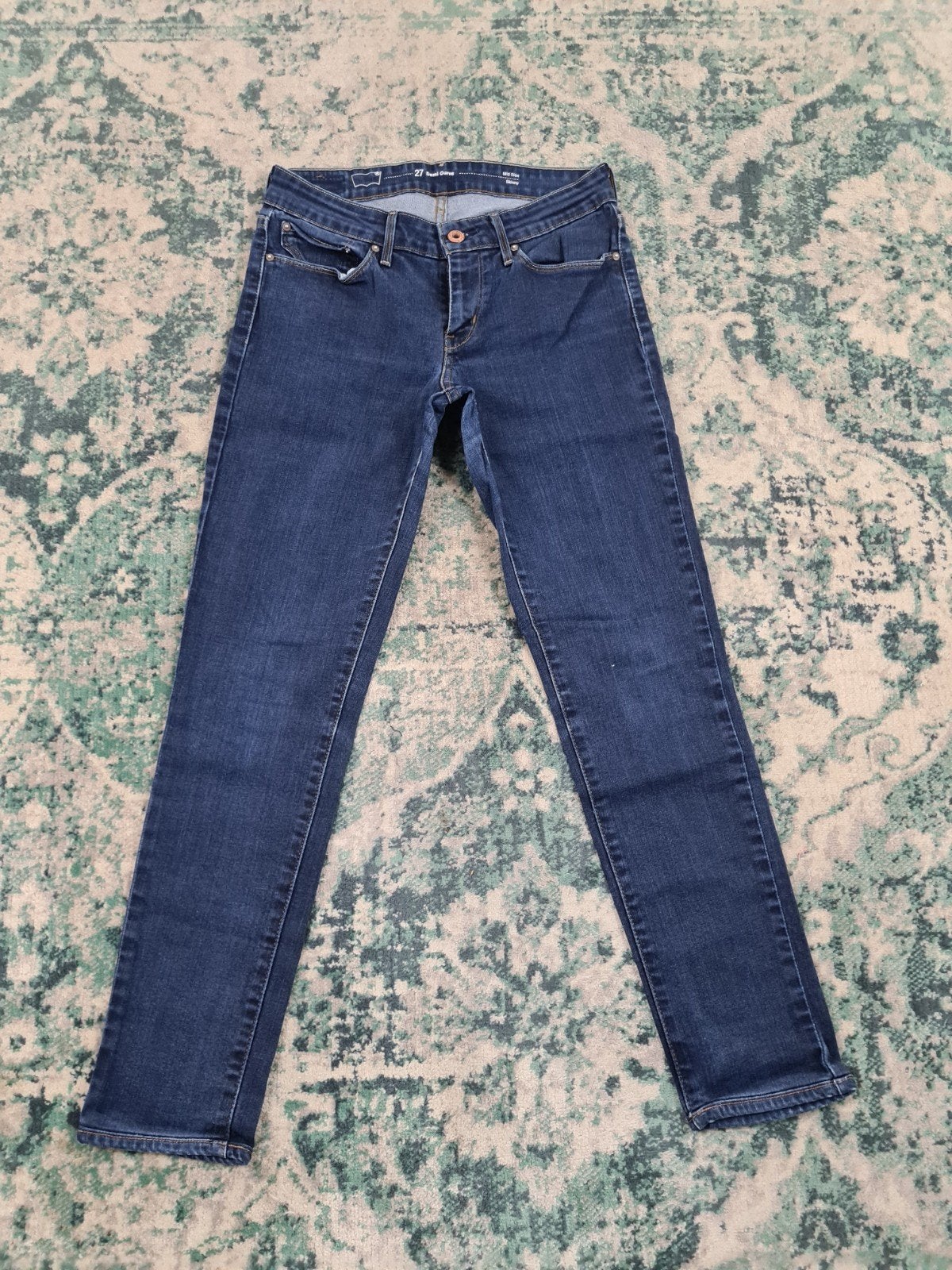 Levi’s denim curve Mid-rise skinny W27 L28 Dames Tulsi2728, Blauw, Ophalen of Verzenden, Zo goed als nieuw, W27 (confectie 34) of kleiner