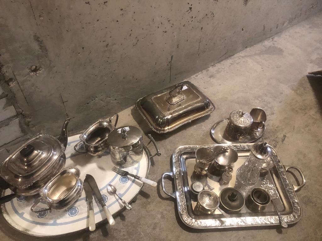 Oud service, Antiek en Kunst, Ophalen of Verzenden