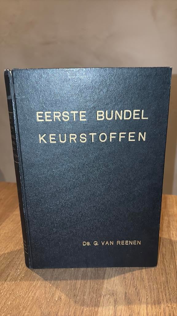 KR-1 Ds G van Reenen. Eerste bundel keurstoffen, Ophalen of Verzenden, Gelezen