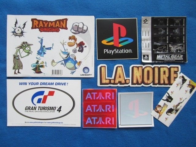 Game promo stickers Playstation, Nintendo, Xbox, Verzamelen, Stickers, Nieuw, Ophalen of Verzenden