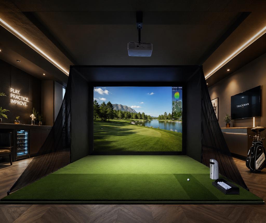 Golf simulator | golf sim compleet, Ophalen, Zo goed als nieuw, Overige