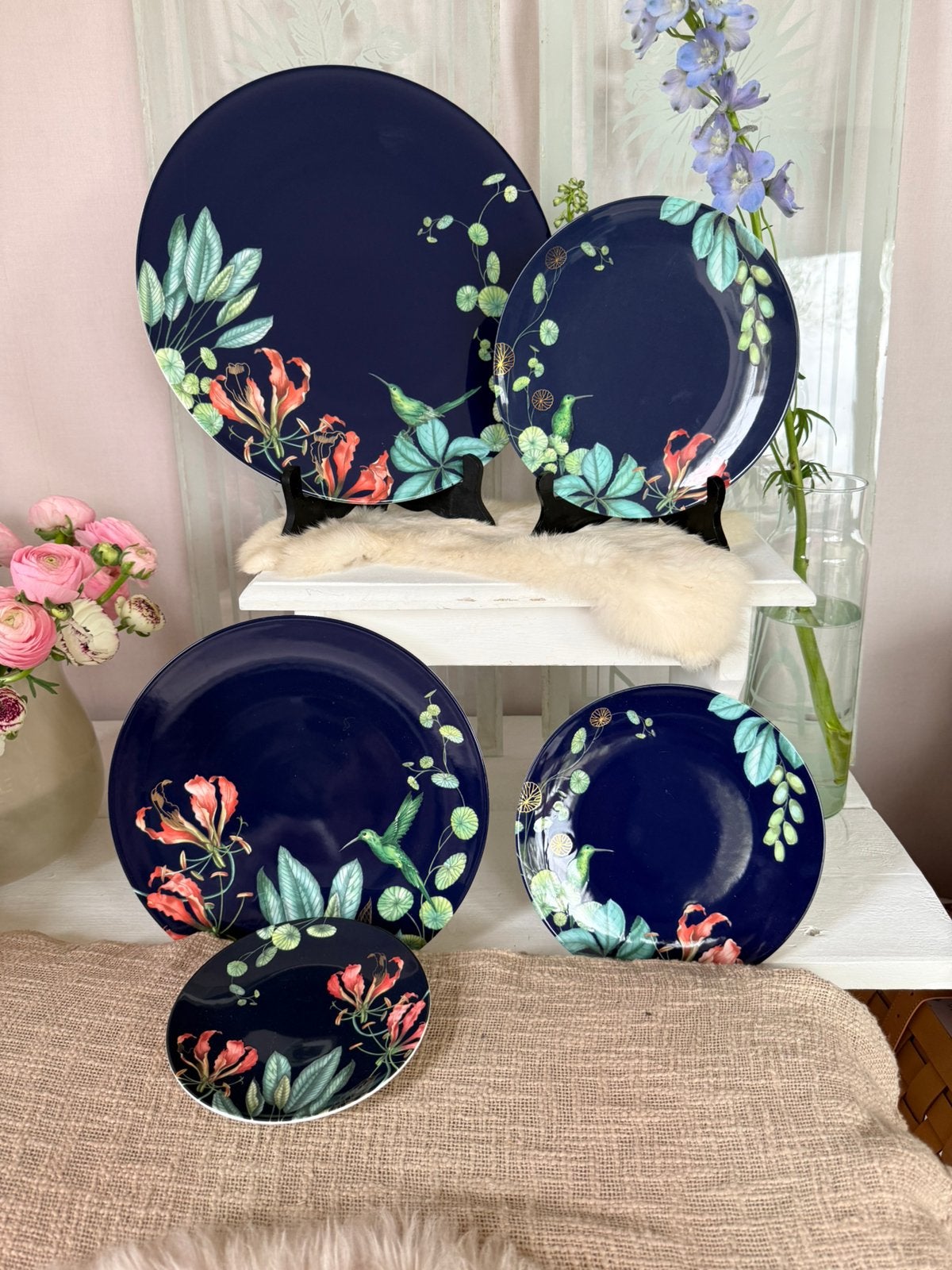 Avarua Blue villeroy&Boch 5 dl nieuwe servies sey, Ophalen, Nieuw, Porselein, Bord of Schaal