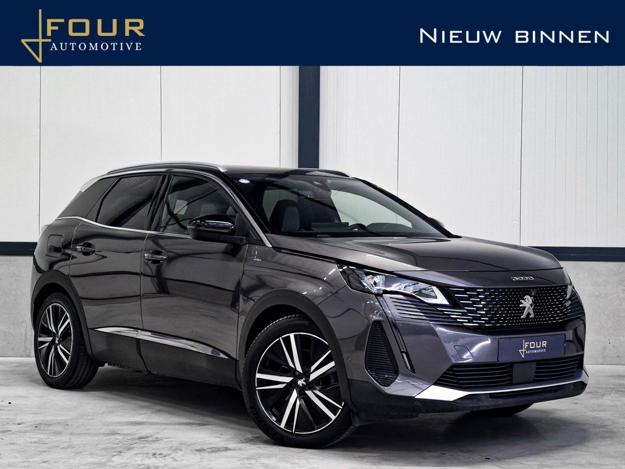Peugeot 3008 1.6 HYbrid 225 GT | Trekhaak | FOCAL | Memory |, Auto's, Euro 6, Bedrijf, Grijs, Hybride Elektrisch/Benzine