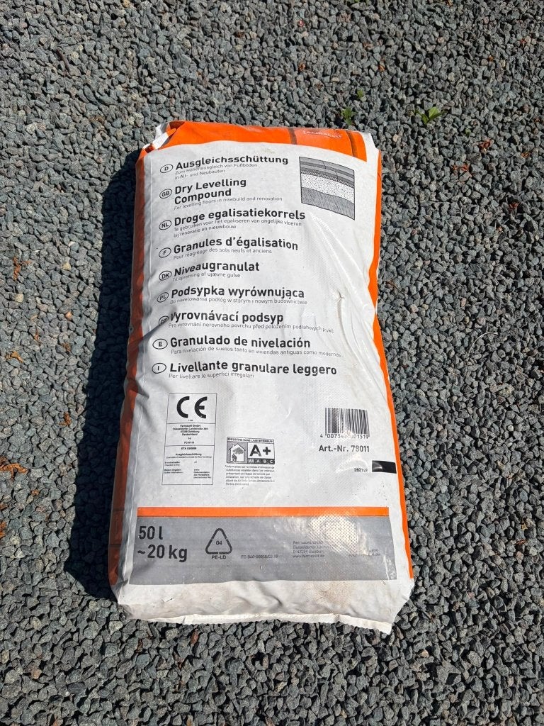 egalisatiekorrels, Overige materialen, Zo goed als nieuw, 15 m² of meer, Ophalen
