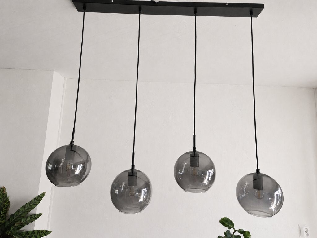 Light & Living, hanglamp met 4 lampen, ophalen Amstelveen, Ophalen, Overige typen, E27 (groot), Zo goed als nieuw