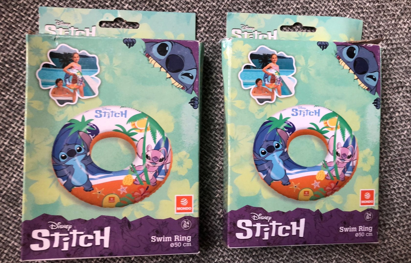 Stitch 2x opblaasbare zwemring 50 cm nieuw, Ophalen, Nieuw