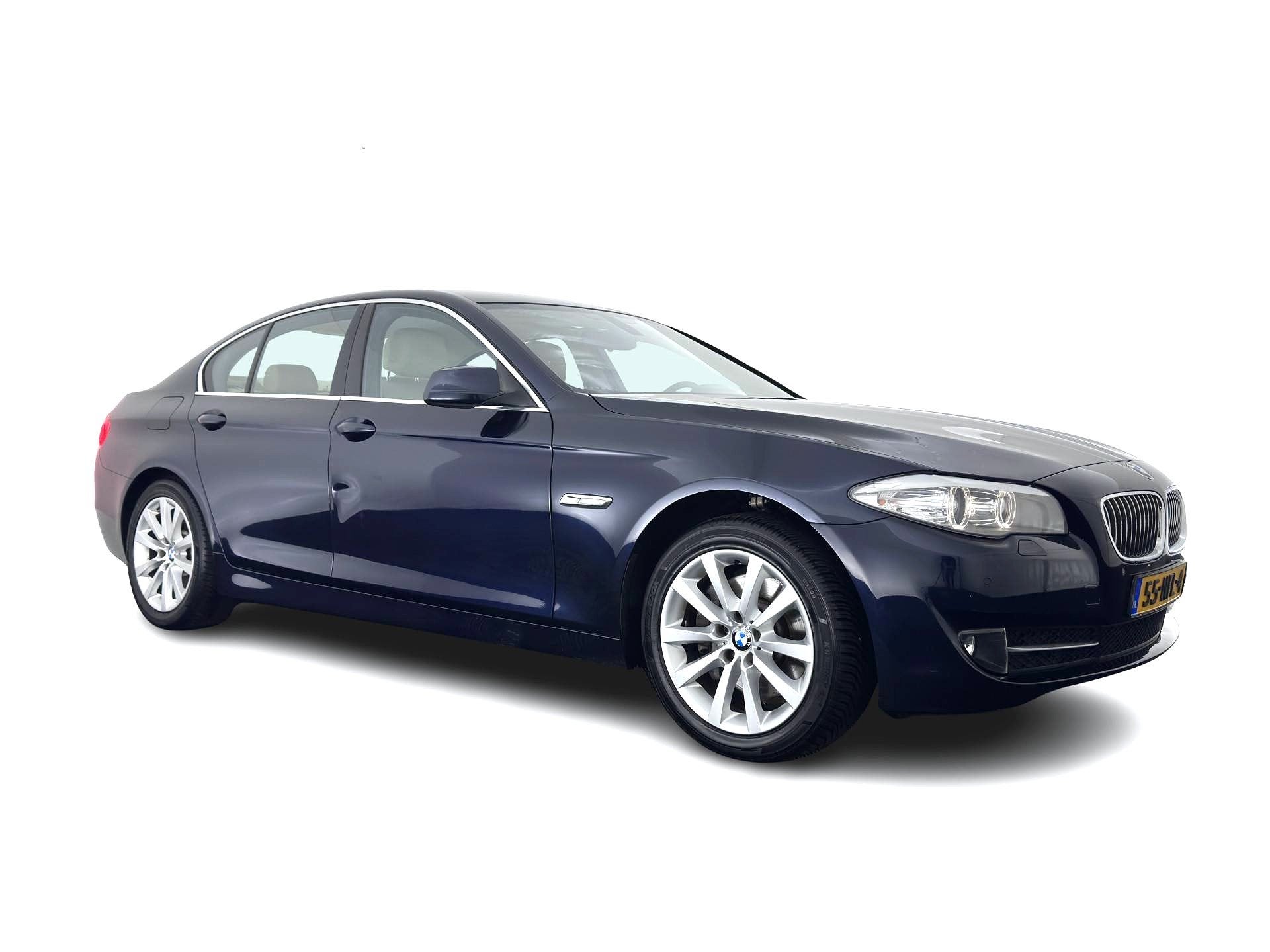 BMW 5 Serie 528i Executive Aut.* HEATED-COMFORTSEATS | NAVI-, Euro 5, Gebruikt, Beige, Blauw