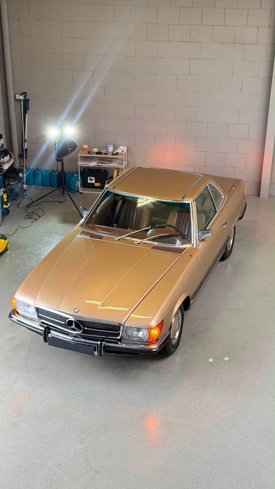 Mercedes-Benz SL 3.5 350 SL 1972 Bruin, Auto's, 8 cilinders, Handgeschakeld, Geïmporteerd, SL