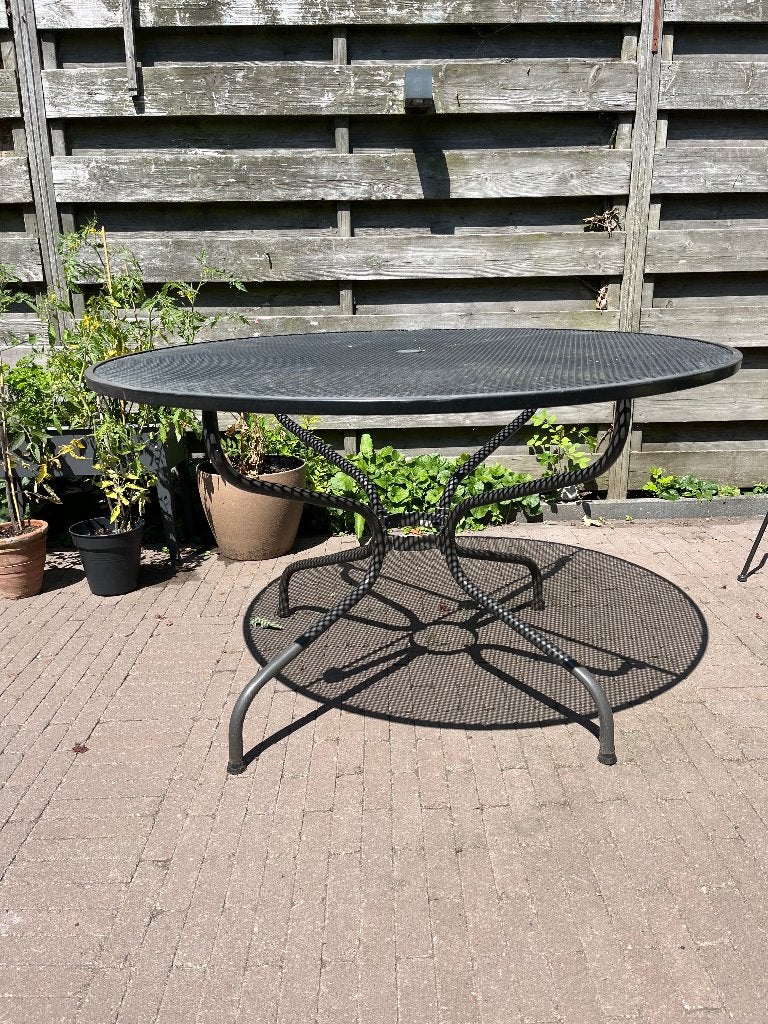 Kettler tafel met stoelen, Ophalen, Gebruikt, Eettafel, 6 zitplaatsen