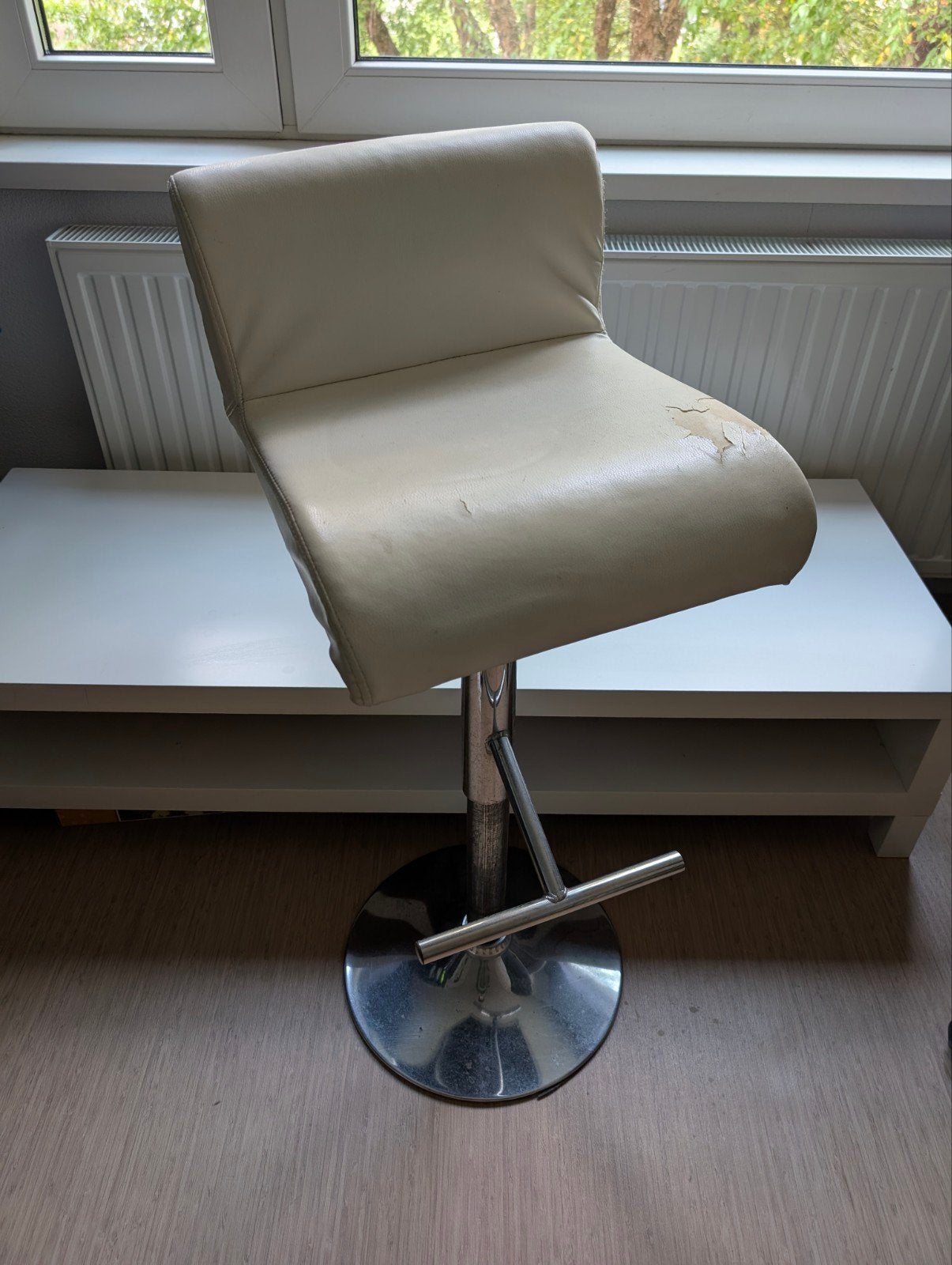 Bar stool chair, Ophalen, Gebruikt, Overige kleuren, Leer