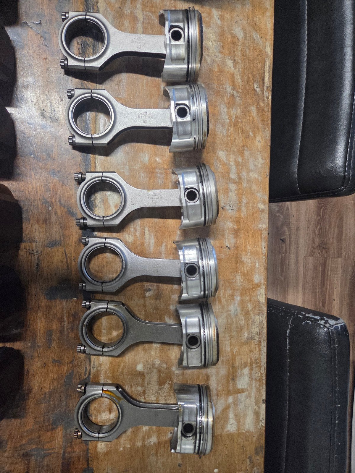 Set RB25 forged CP zuigers en eagle drijfstangen, Auto-onderdelen, Motor en Toebehoren, Ophalen of Verzenden