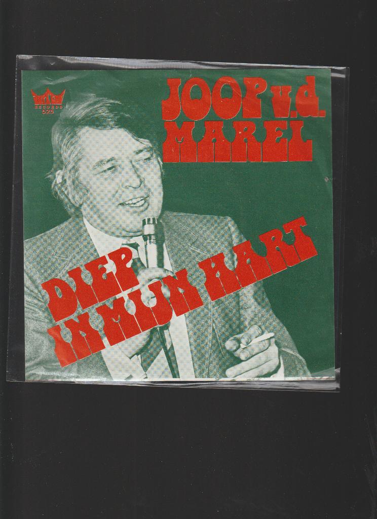 JOOP VAN DER MAREL  --  DIEP  IN  MIJN  HART, 7 inch, Single, Nieuw in verpakking, 1960 - 1969