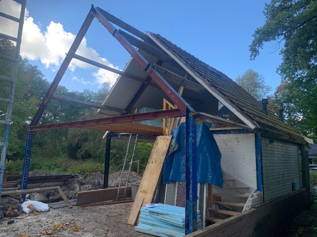 Stalen constructie (HEA 140) B=6,64m x H=5,80m, Ophalen, Gebruikt, IJzer