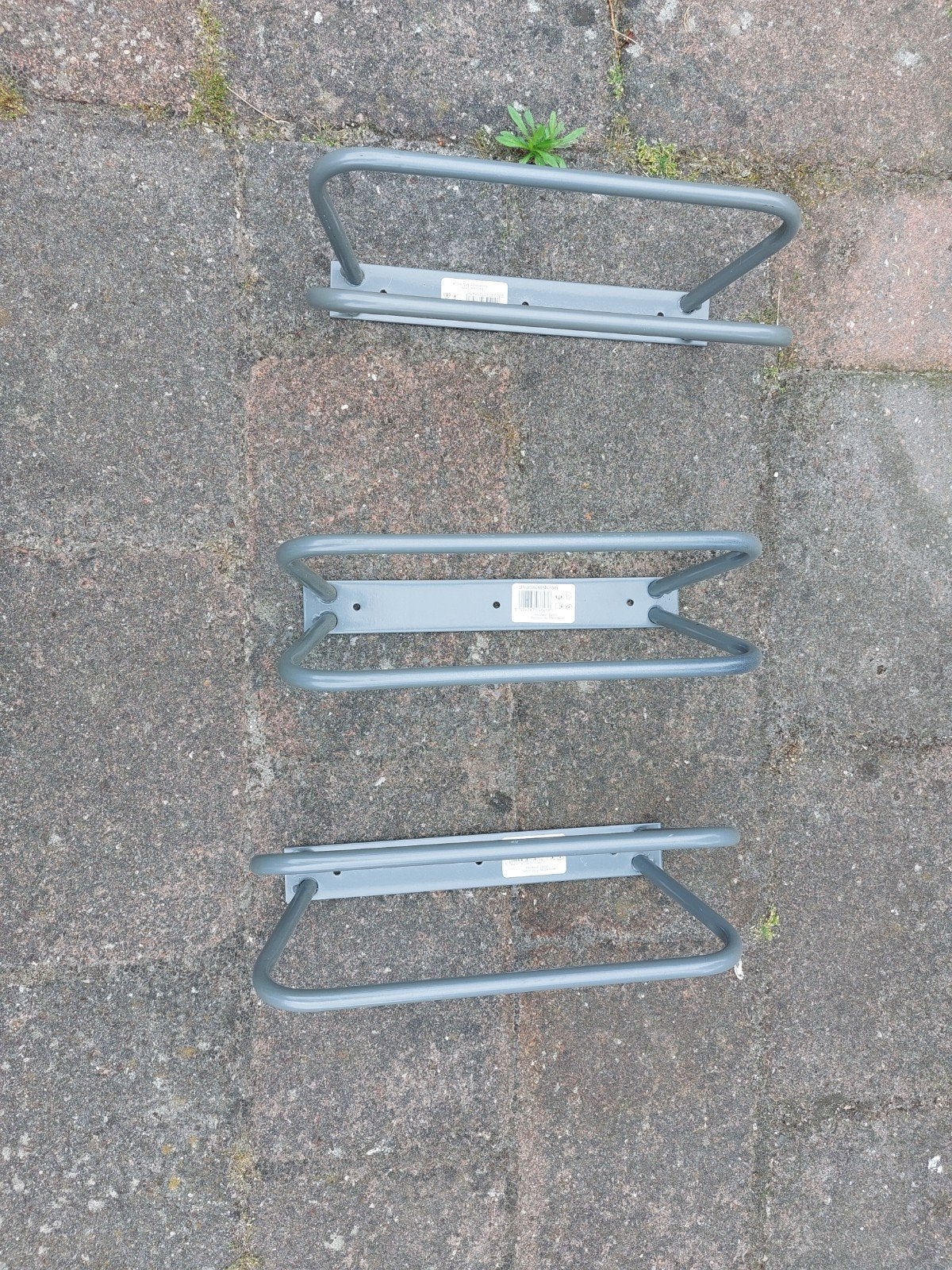 3 losse fietsenrek beugels muur., Ophalen, Zo goed als nieuw