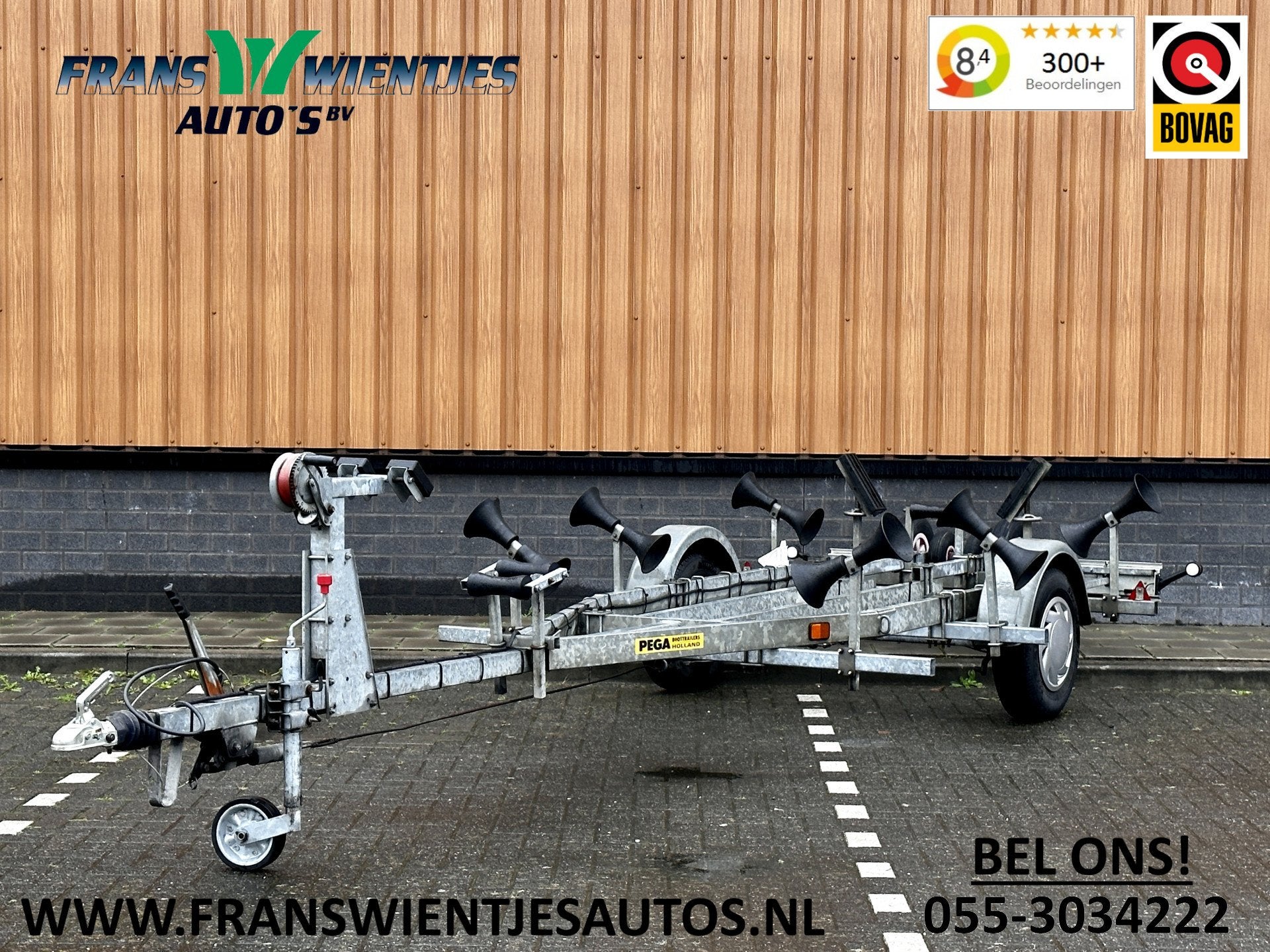 PEGA BOOTTRAILER RH600/525 750 KG (bj 2000), Watersport en Boten, Gebruikt, Overige typen, Laan van de Dierenriem 44
7324AA  APELDOORN, NL