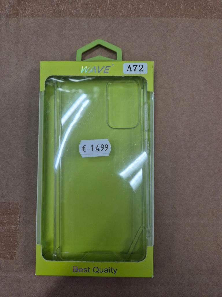 Wave Hoesje voor Samsung Galaxy A72 - Transparant, Ophalen of Verzenden, Nieuw, Hoesje of Tasje