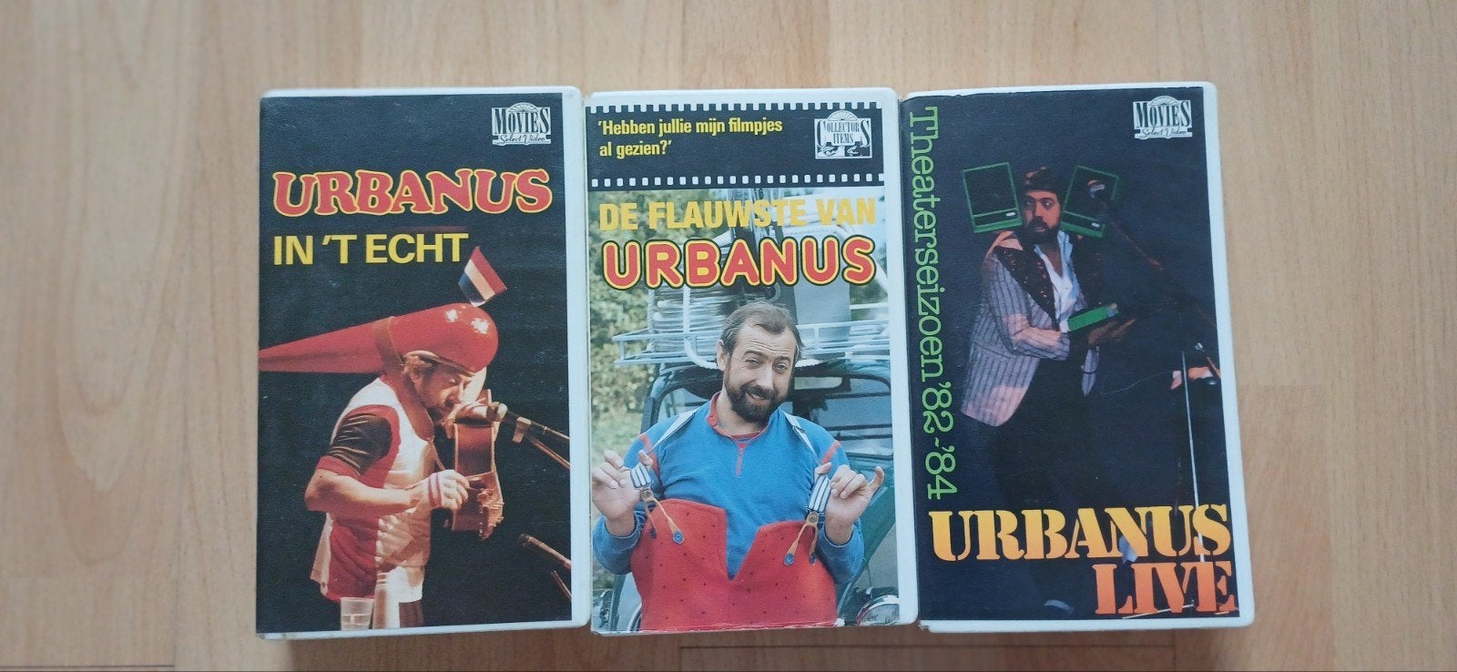 Urbanus VHS collectie - In 't Echt, De Flauwste, Live, Ophalen, Gebruikt, Alle leeftijden, Nederlands