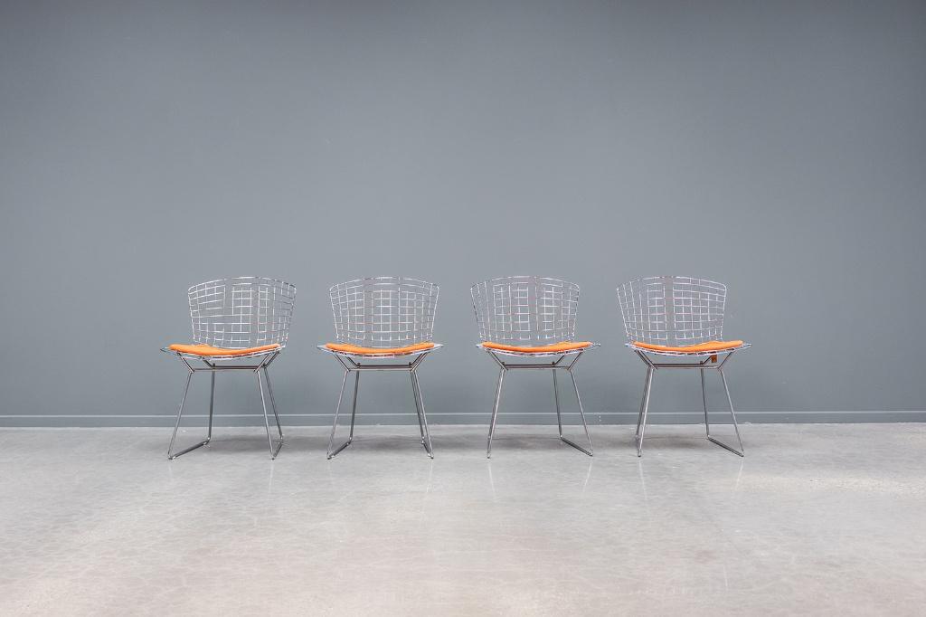 Bertoia side chair, 4x, Huis en Inrichting, Ophalen of Verzenden, Vier