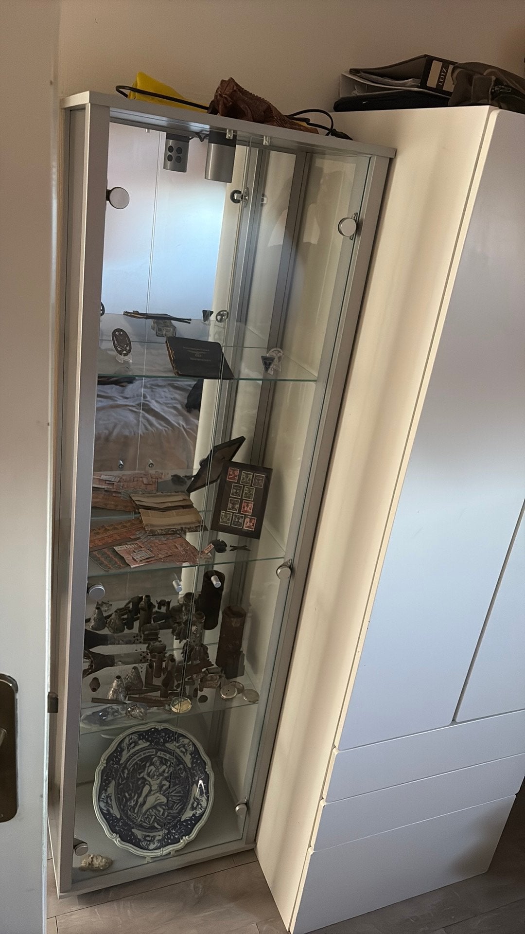 Vitrine kast, Ophalen of Verzenden, Zo goed als nieuw