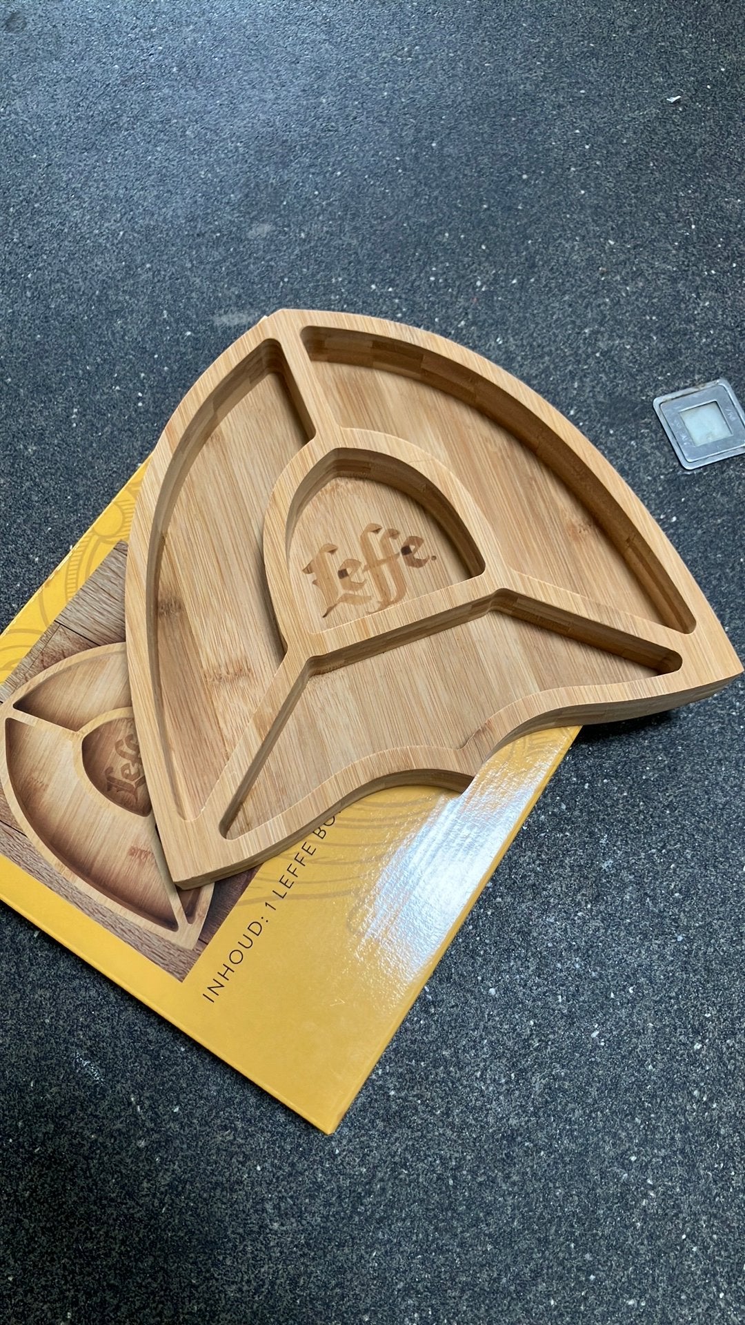 Leffe houten borrelschaal nieuw, Ophalen of Verzenden, Nieuw, Overige merken
