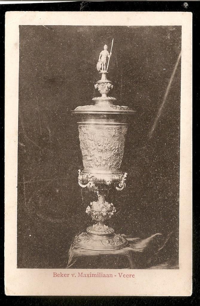 Veere, Beker van Maximiliaan, Ophalen of Verzenden, 1920 tot 1940, Ongelopen, Zeeland