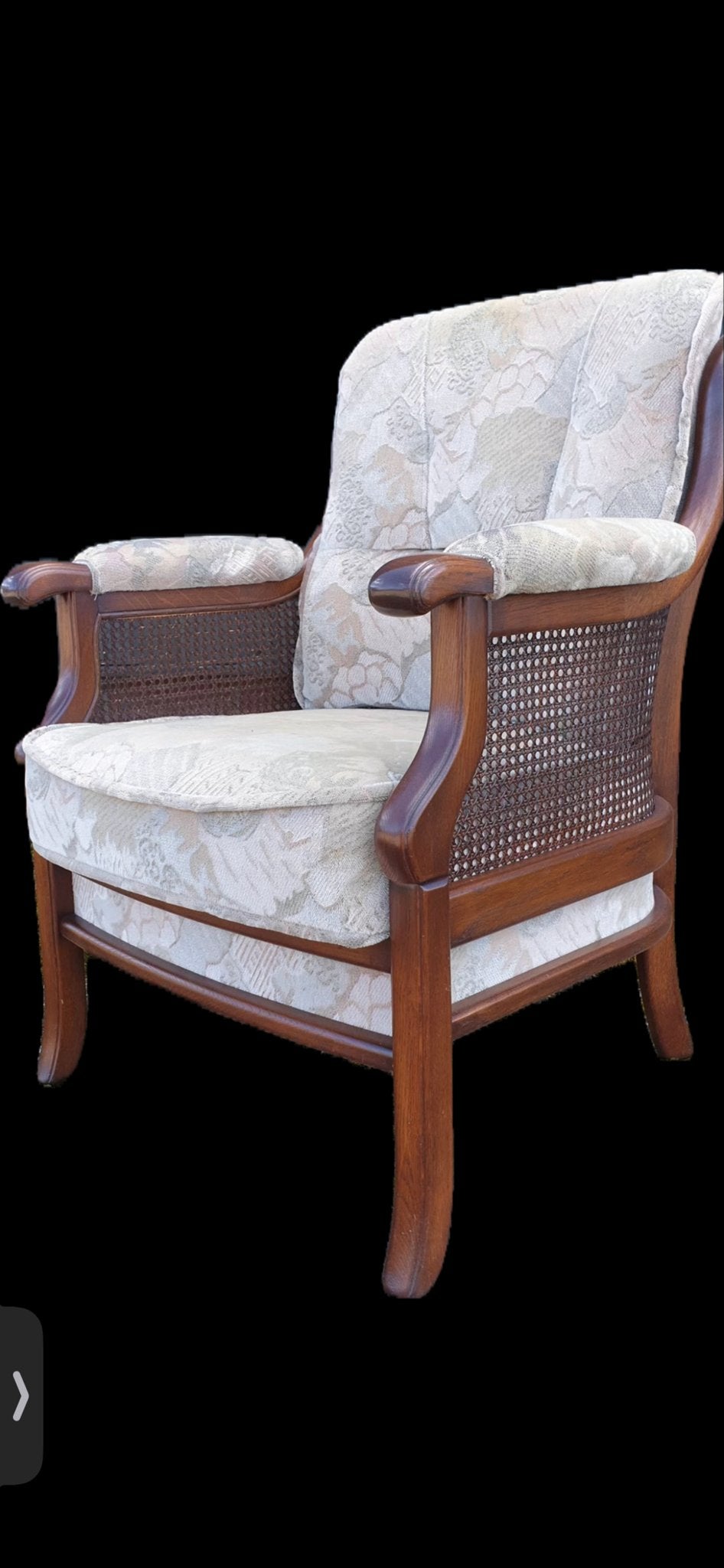 4 Klassieke Eiken Armstoelen met Wolle Mohair - Nieuwstaat, Huis en Inrichting, Fauteuils, Minder dan 75 cm, Ophalen of Verzenden