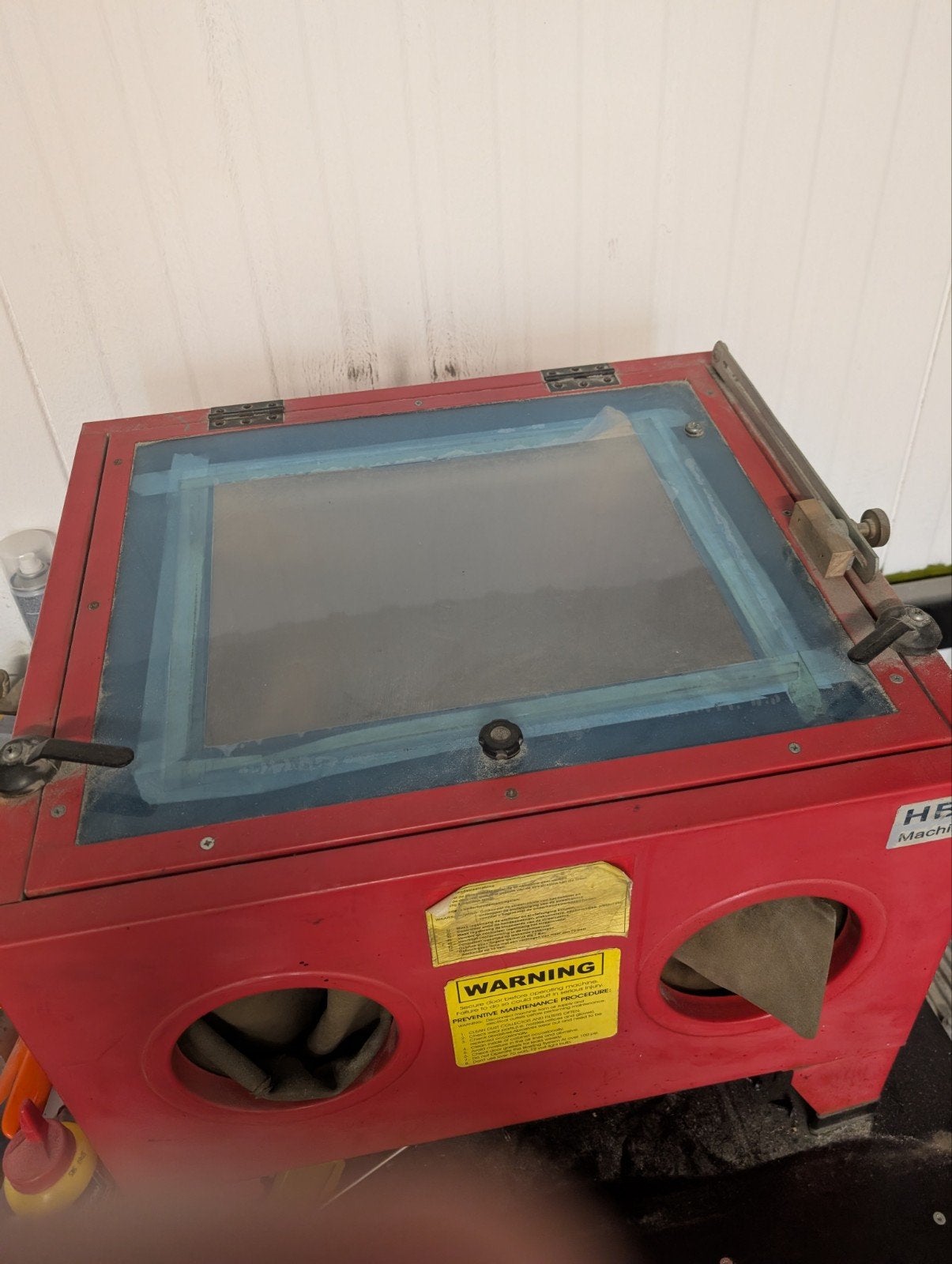 Zandstraal kast HBM, Auto diversen, Ophalen