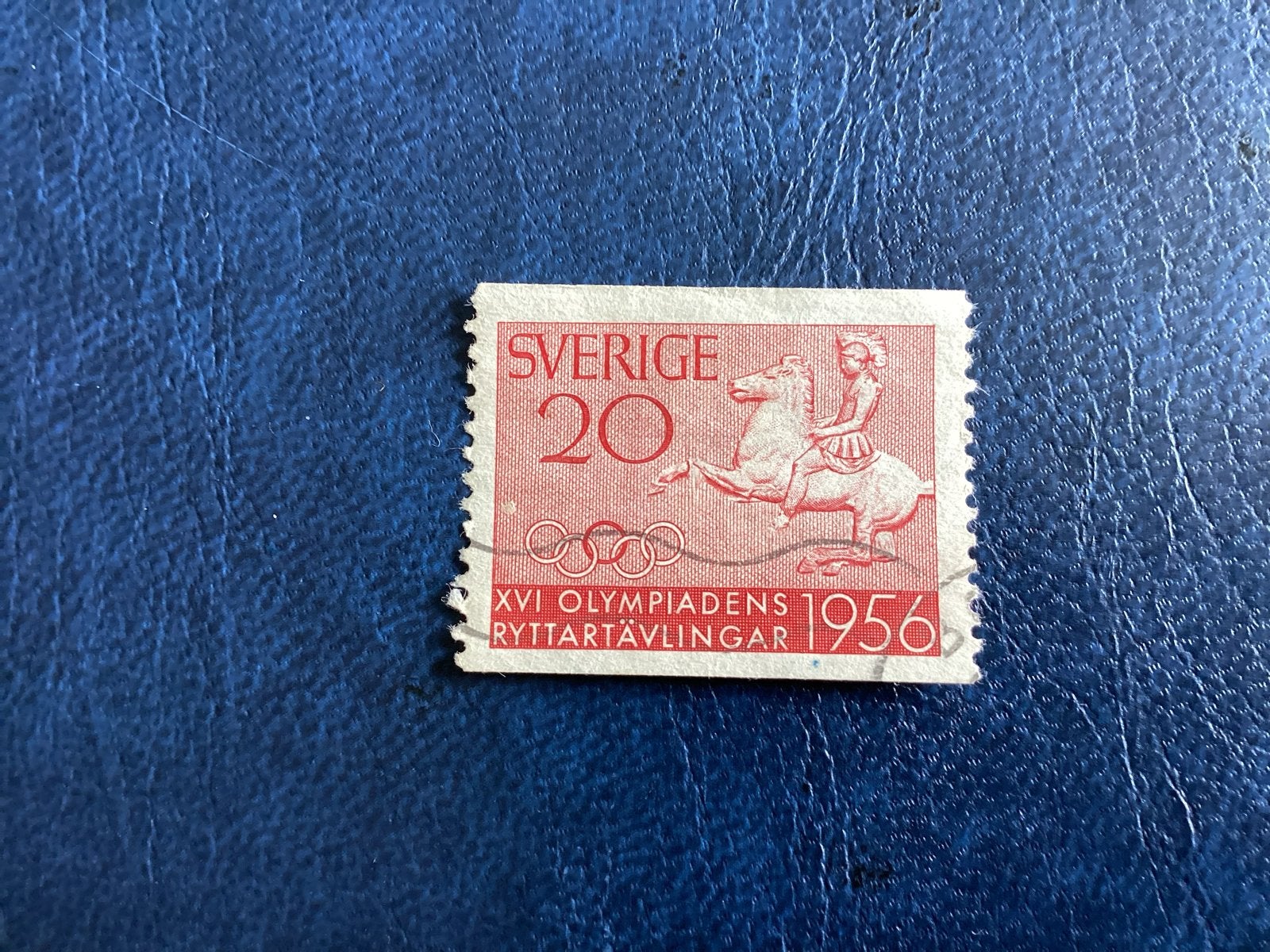 Zweden 1956 - Mi.413- Olympische Spelen, Ophalen of Verzenden, Zweden, Gestempeld
