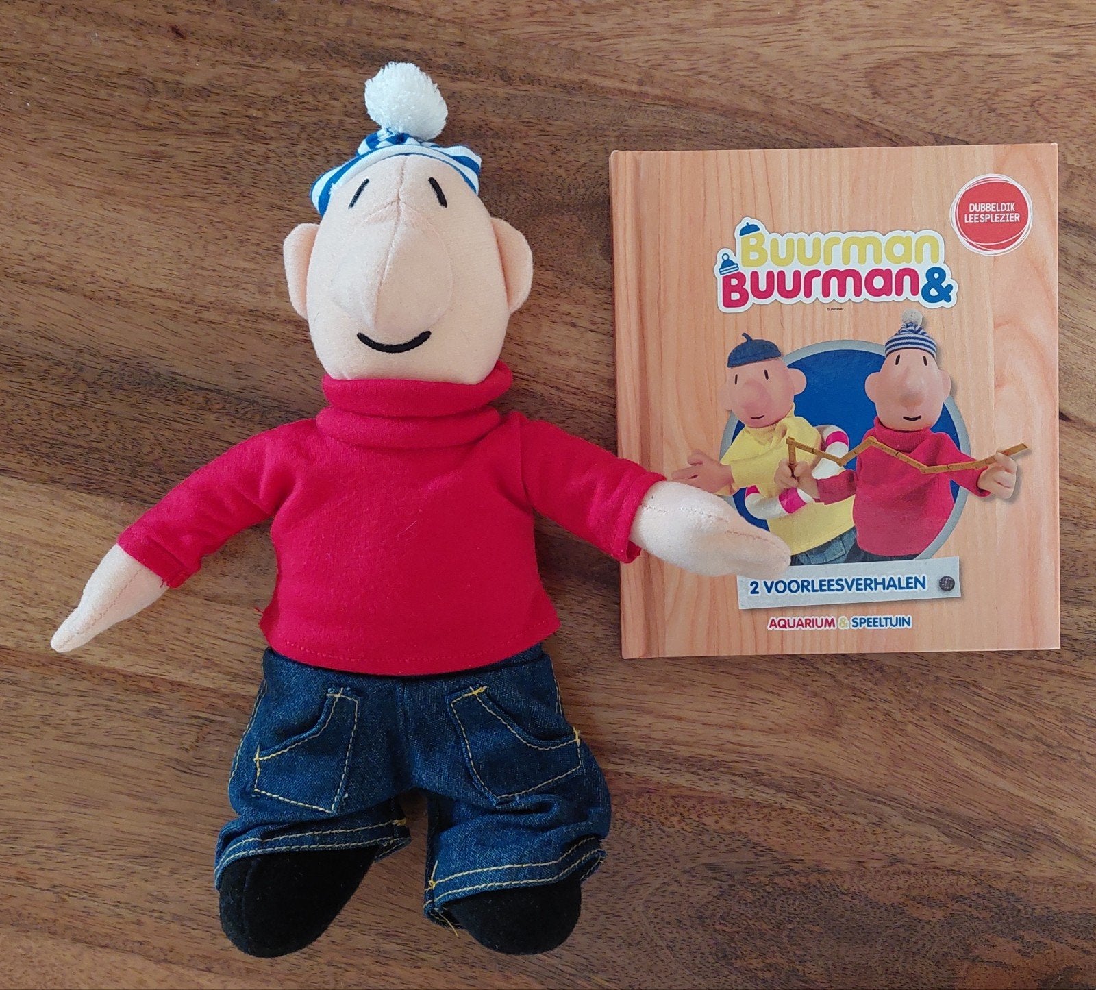 Buurman & Buurman knuffel met voorleesboek, Overige merken, Overige karakters, Overige typen, Ophalen of Verzenden