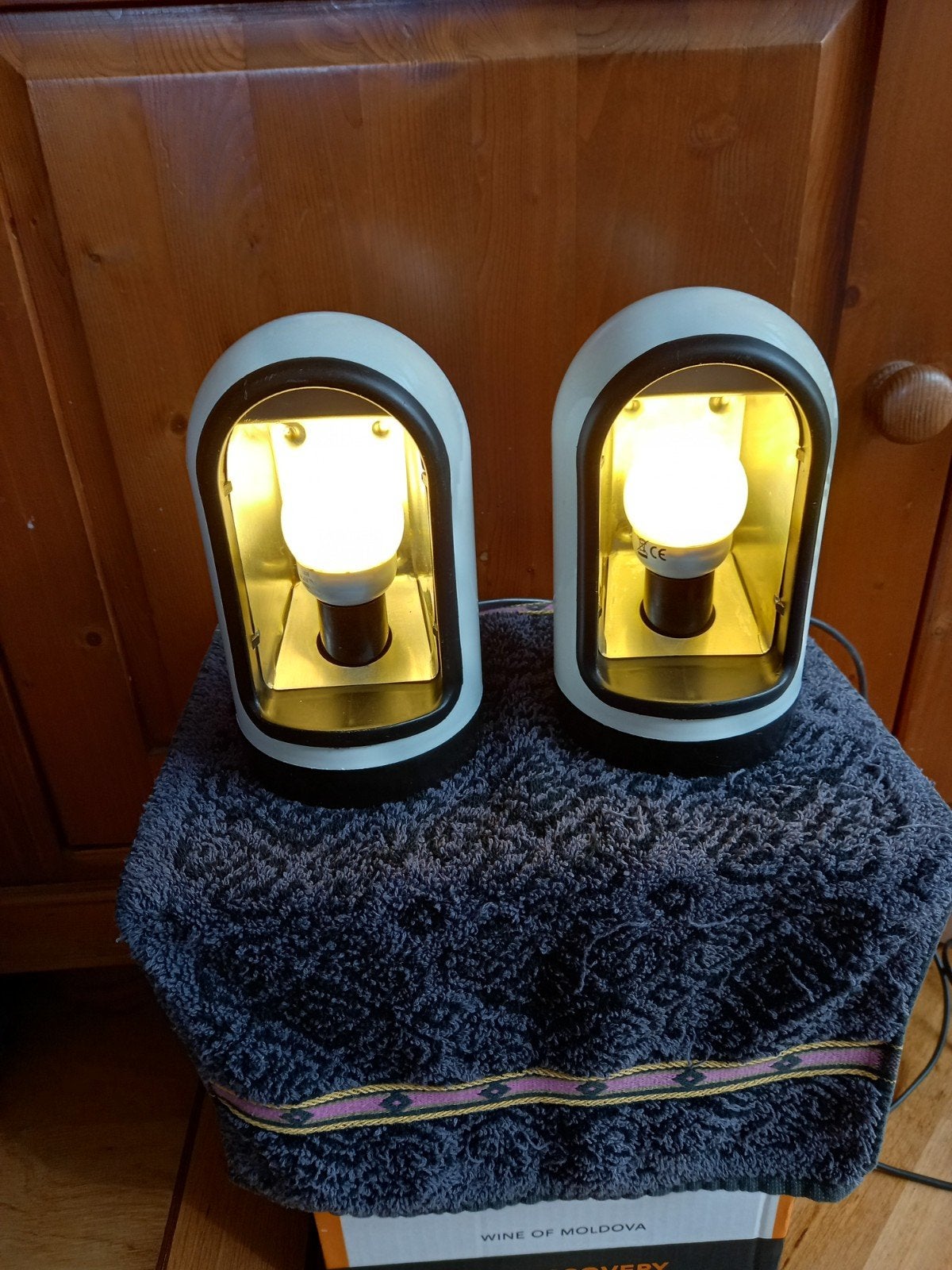 Vintage jaren '70 Fagerhuls Belysning lampjes model 64440., Gebruikt, Overige merken, Vintage, E14 (klein)
