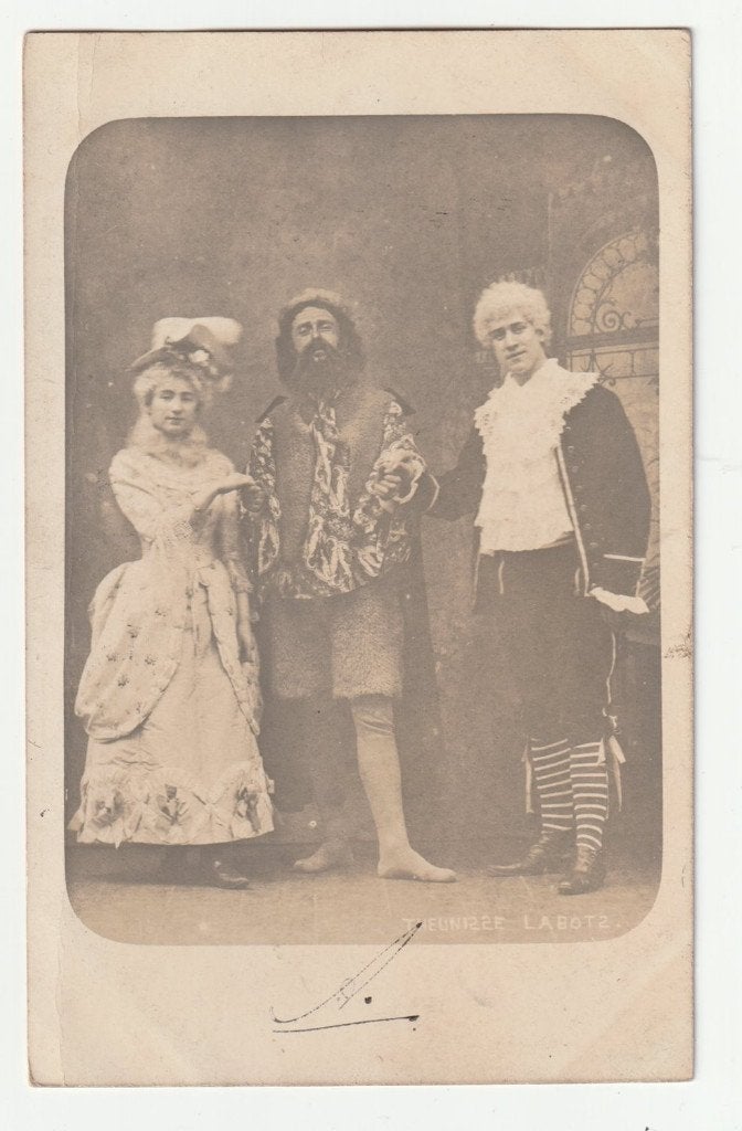 Fotokaart toneel / operette / opera door Theunisse Labots, Gebruikt, Verzenden, Foto, Voor 1940