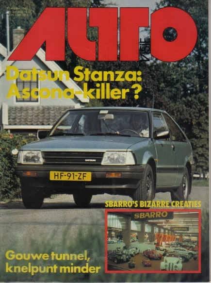 Autovisie 21 1981 : Datsun Stanza - Talbot Tagora - Vector, Ophalen of Verzenden, Gelezen, Algemeen