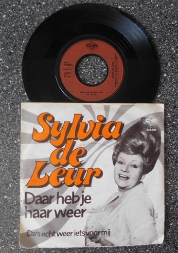 Sylvia de Leur - daar heb je haar weer, Ophalen of Verzenden, Zo goed als nieuw, 7 inch, Overige genres