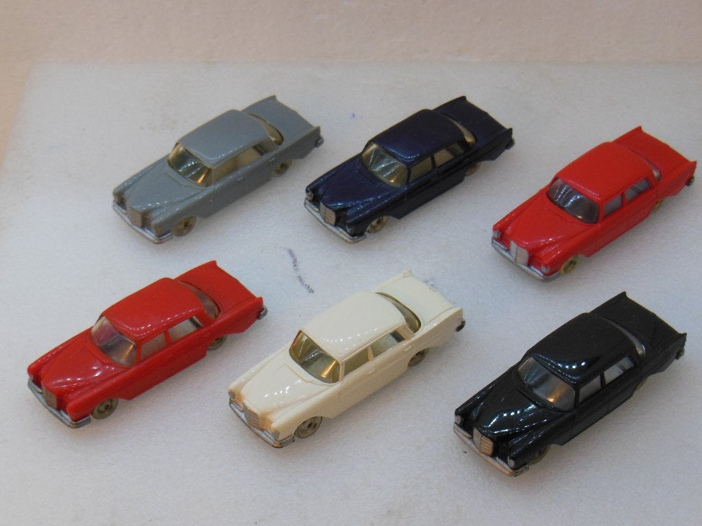 LEGO - 6 x MB 220 - div.kleuren  - 1:87, Hobby en Vrije tijd, Modelauto's | 1:87, Ophalen of Verzenden, Gebruikt, Auto, Overige merken