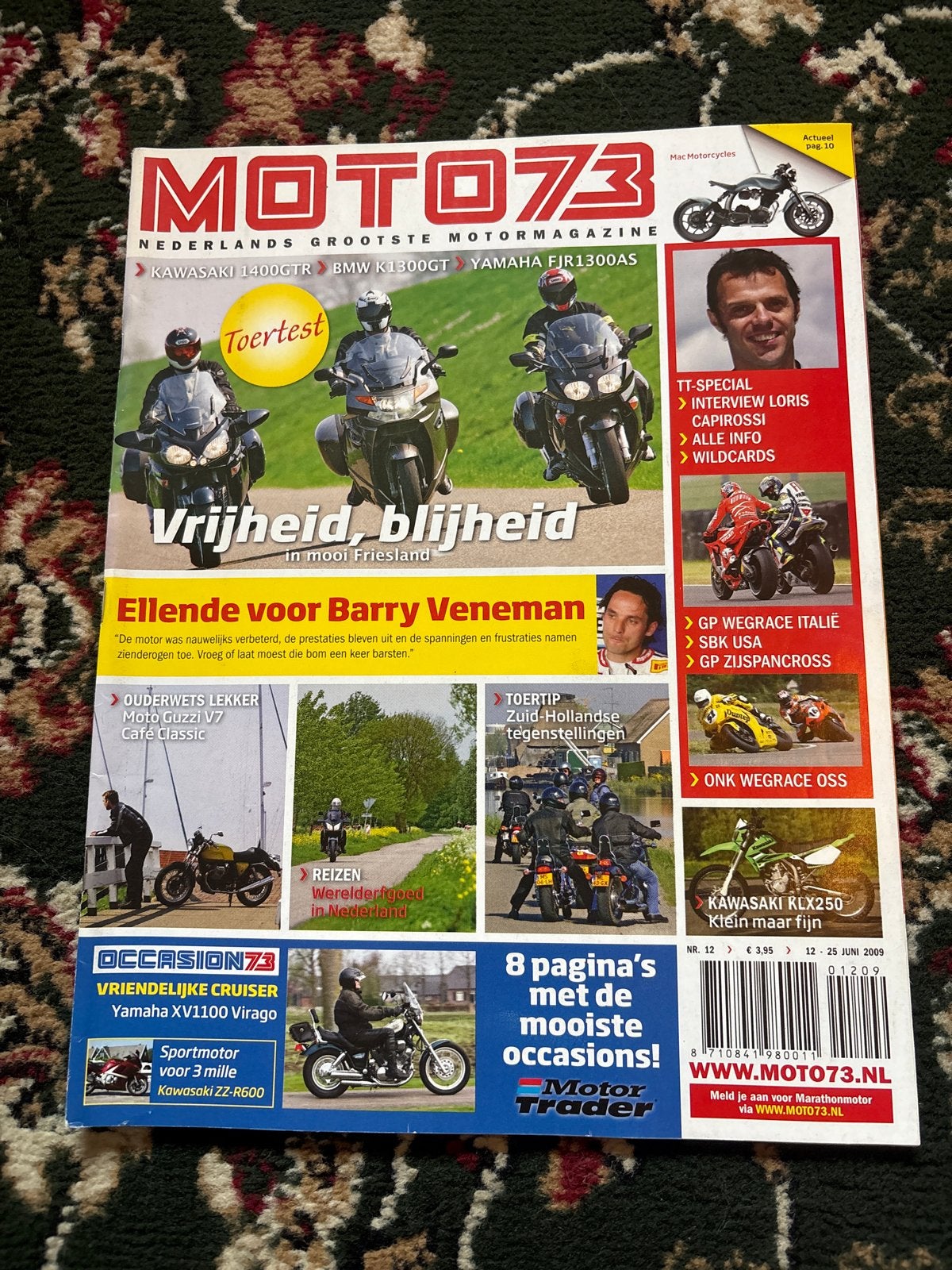 Moto73 Motormagazine - Juni 2009, Ophalen of Verzenden, Gelezen, Algemeen