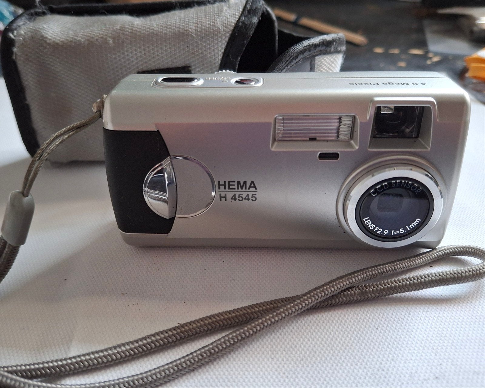 Hema H 4545 Compactcamera - 4.0 Megapixels, 4x Digitale Zoom, Ingebouwde flitser, Gebruikt, Ophalen of Verzenden, Compactcamera