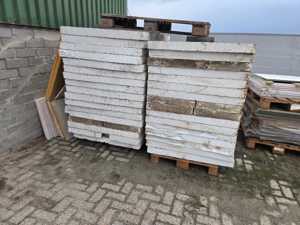 54 piepschuim isolatieplaten met folie – ca. 123 m² – partij, Ophalen, Gebruikt, Overige materialen, 50 tot 100 mm