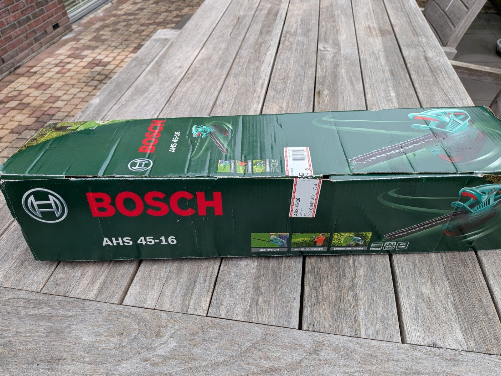 Bosch AHS 45-16 heggenschaar - Goede staat, Tuin en Terras, Heggenscharen, Ophalen of Verzenden, Gebruikt, Elektrisch, Robert Bosch Power Tools GmbH