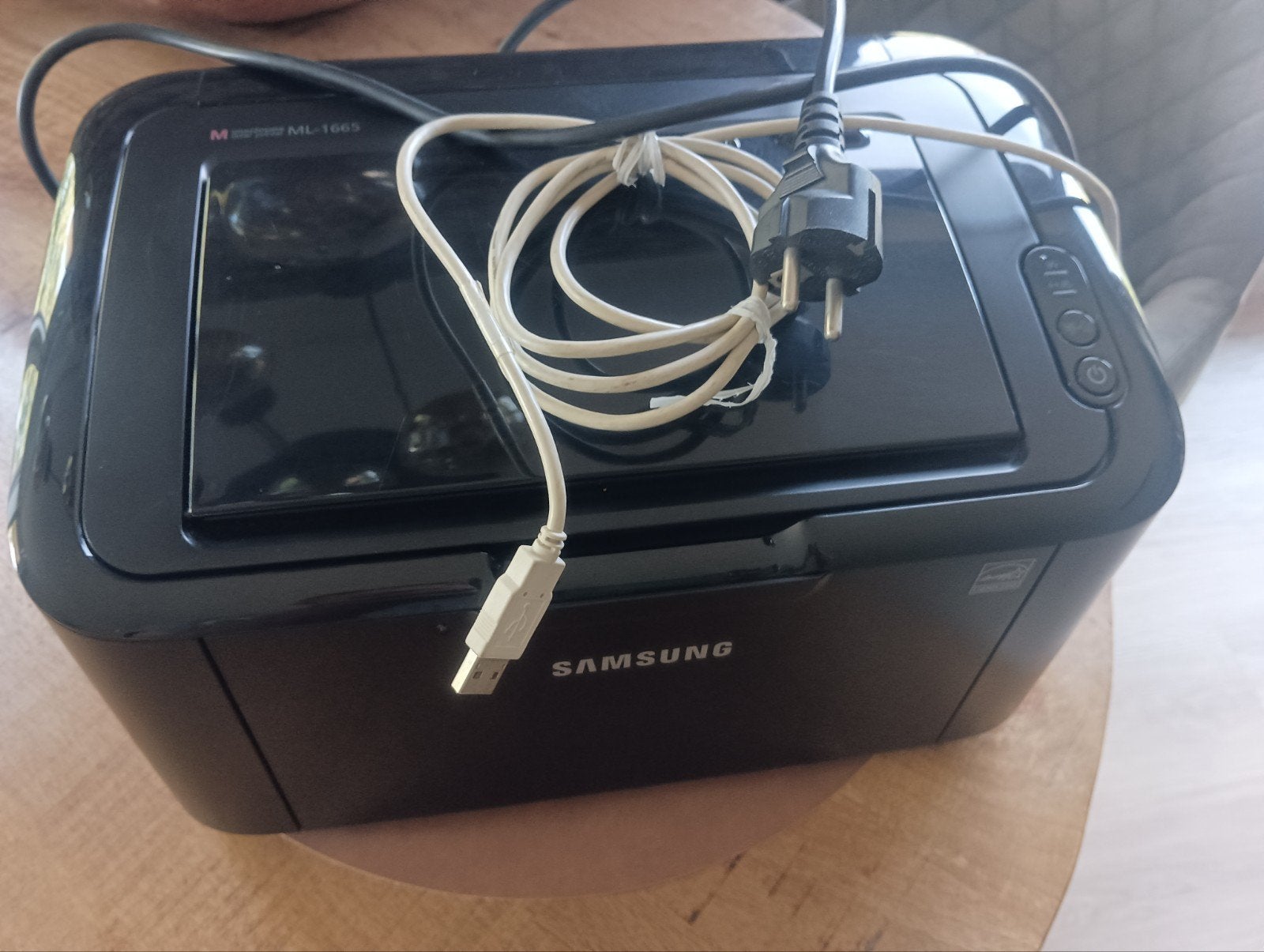 Samsung ML-1665 Laserprinter - Compact en Betrouwbaar, Ophalen, Zwart-en-wit printen, Gebruikt, Printer