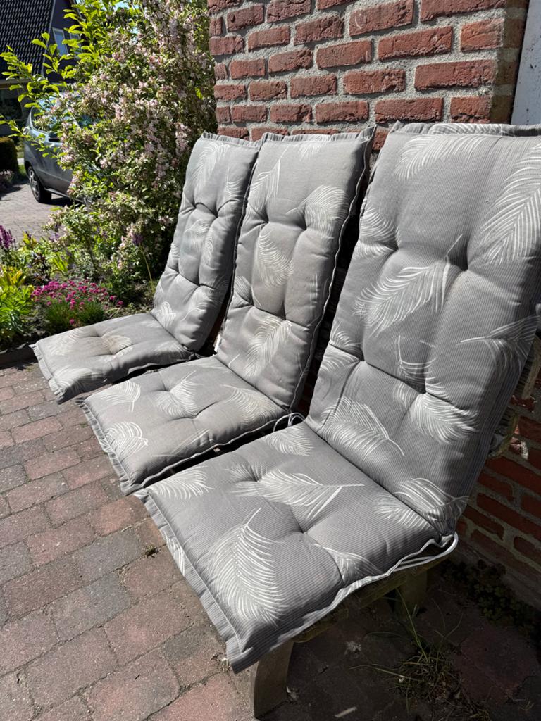 Kussens/zitkussens voor tuinstoel, Tuin en Terras, Tuinstoelen, Ophalen, Gebruikt
