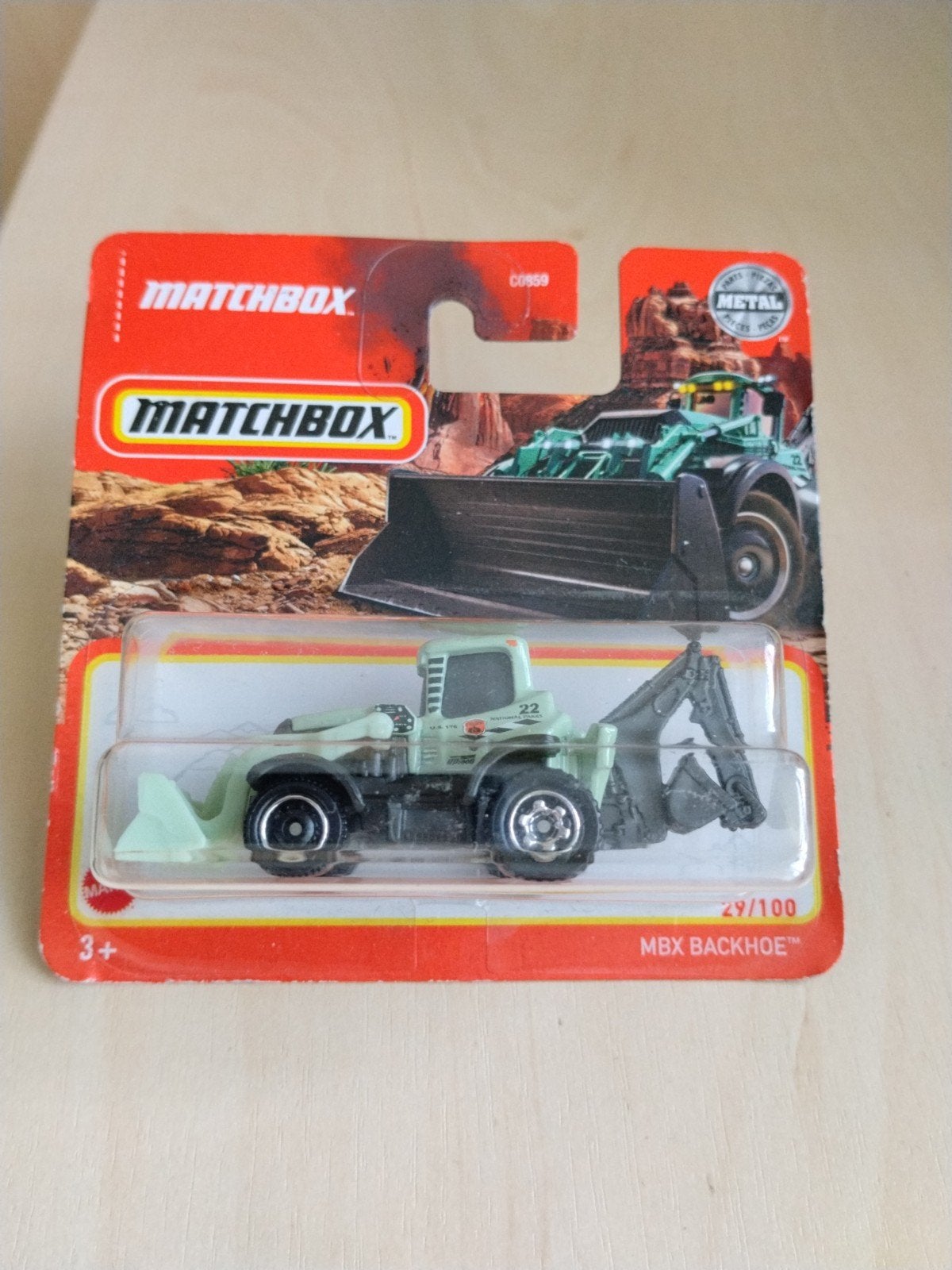 Matchbox mbx backhoe, Ophalen of Verzenden, Nieuw, Auto