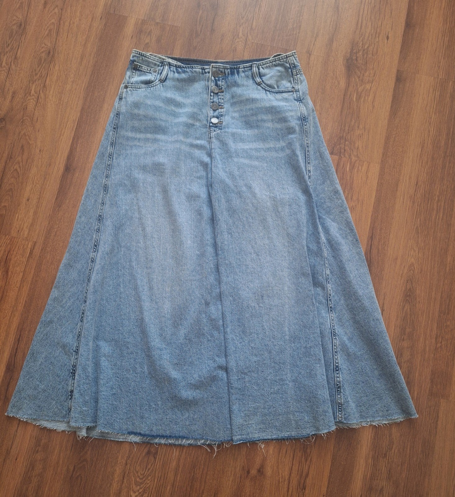 Sisterspoint jeansrok - lang - maat XL, Maat 46/48 (XL) of groter, Sisters Point, Zo goed als nieuw, Onder de knie