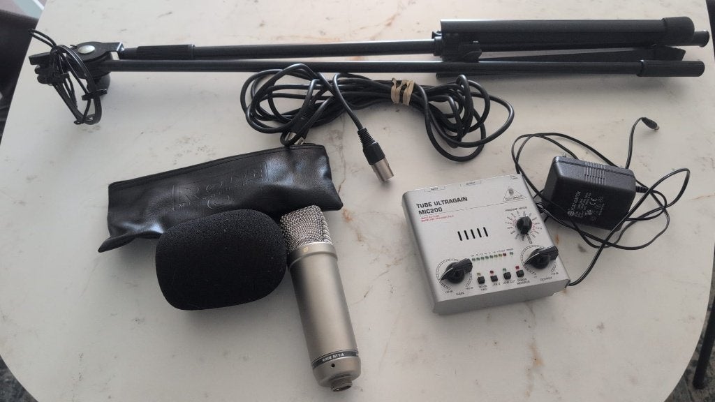 Rode NT1-A studiomicrofoon, complete set, Ophalen, Gebruikt, Studiomicrofoon