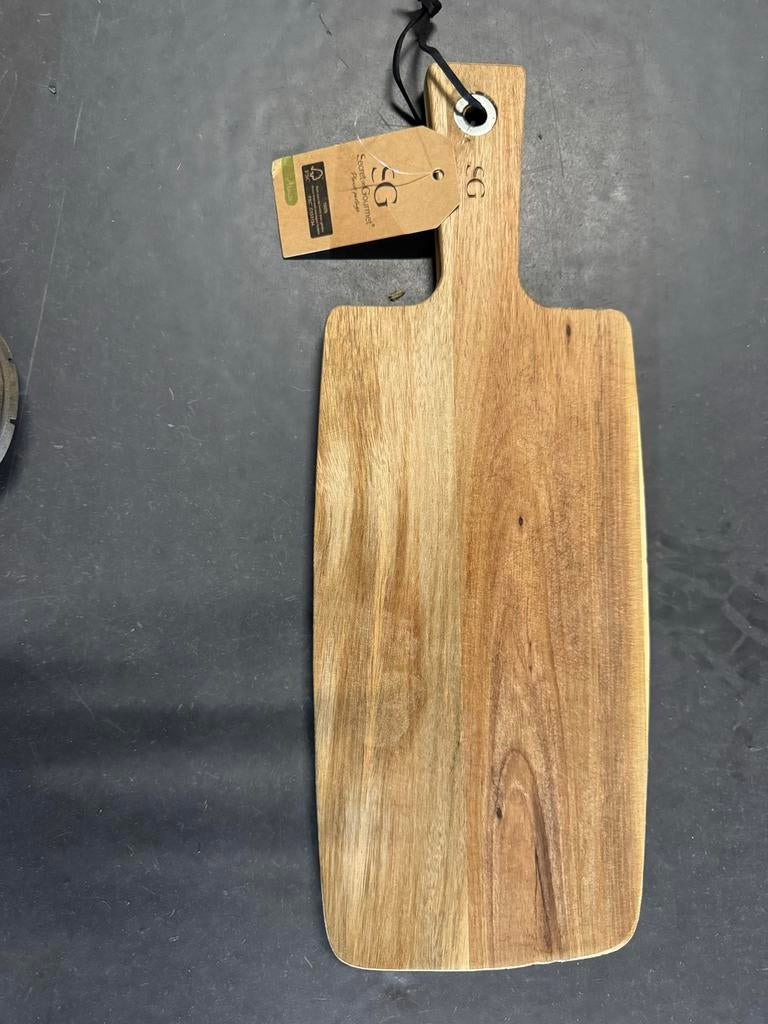 Secret de Gourmet acacia serveer plank Mina - 15x40 cm, Ophalen of Verzenden, Nieuw