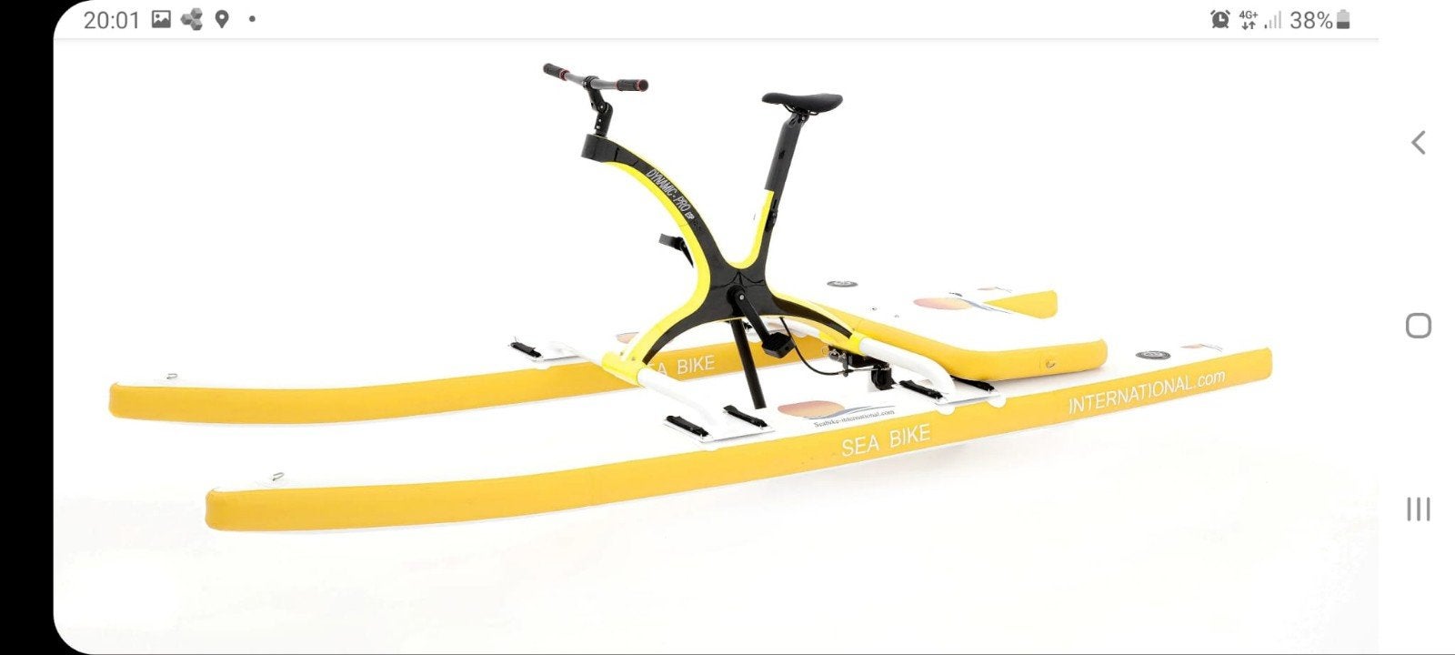 Waterfiets seabike carbon, Watersport en Boten, Ophalen, Nieuw, SUP-boards
