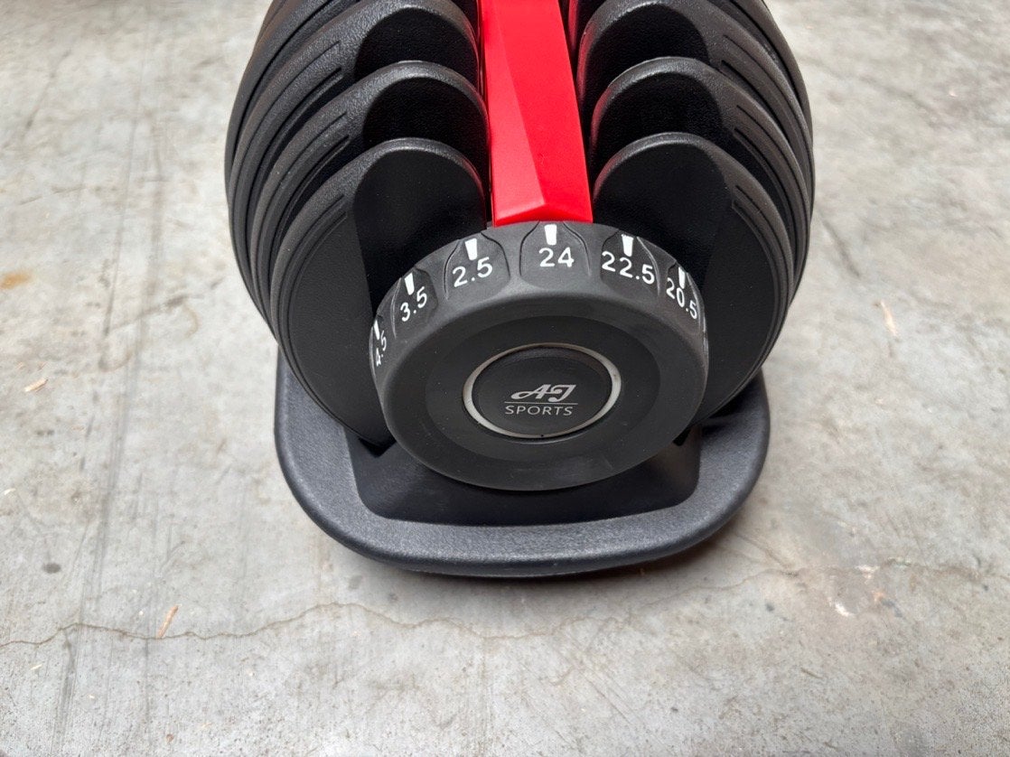AJ-Sports Verstelbare Dumbbell 24 kg - Ongebruikt, Sport en Fitness, Ophalen, Dumbbell, Venrayseweg 143, AJ-Sports