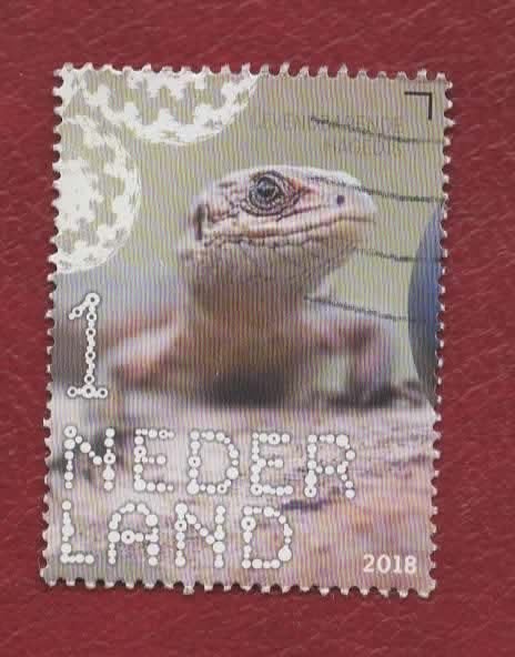 3601 - Beleef de Natuur - Levensbarende Hagedis - gebr, Ophalen of Verzenden, Na 1940, Gestempeld
