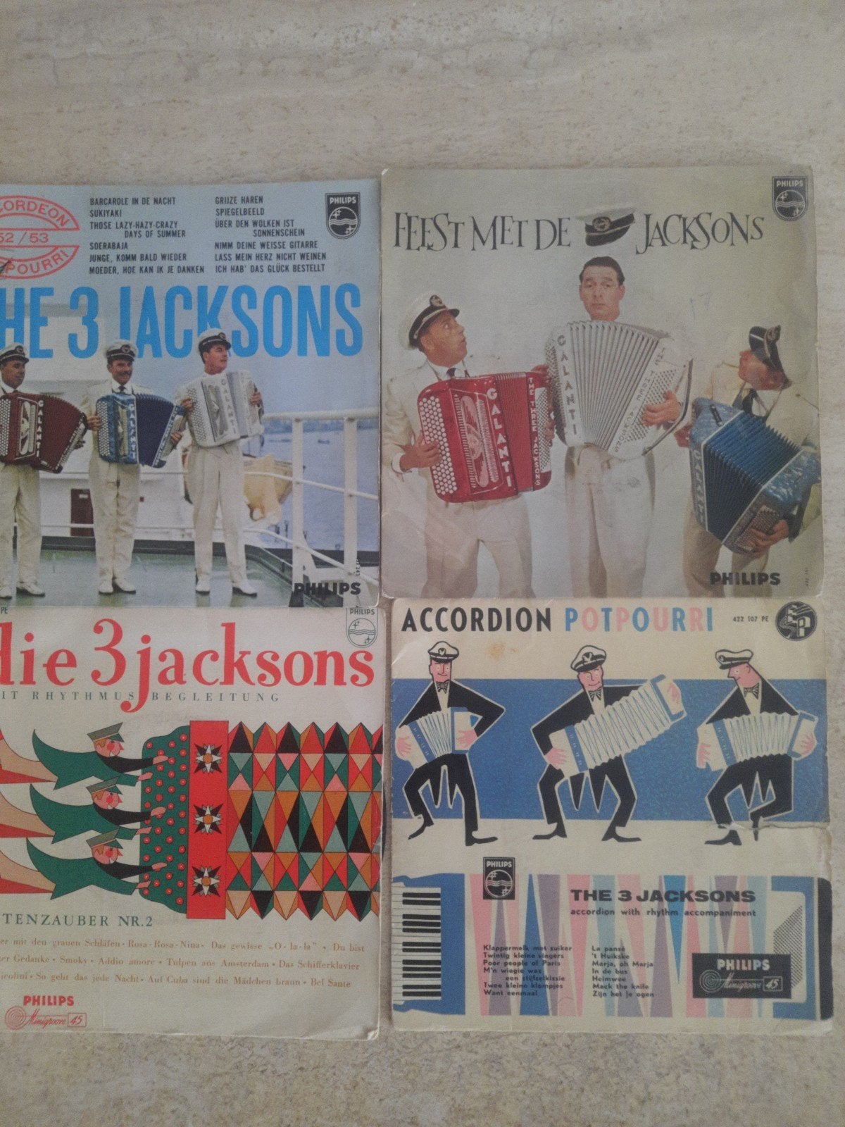 22x vinyl singels van The 3 Jacksons, Ophalen of Verzenden, Zo goed als nieuw, Pop